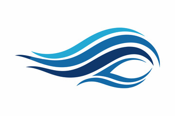 Obraz premium sea waves logo vector illustration, wave symbol, wave icon 
