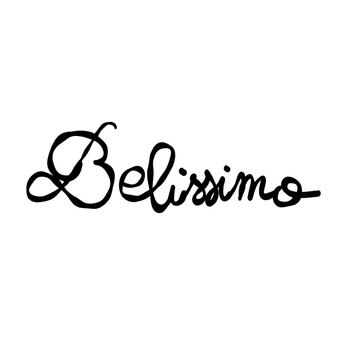 Belissimo lettrage au pinceau