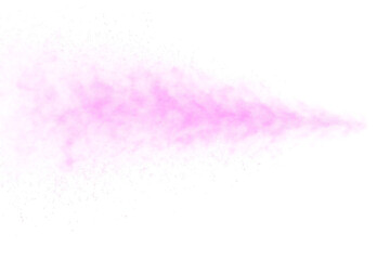 Fototapeta premium Abstract Pink Powder Explosion on White Background Fine Texture