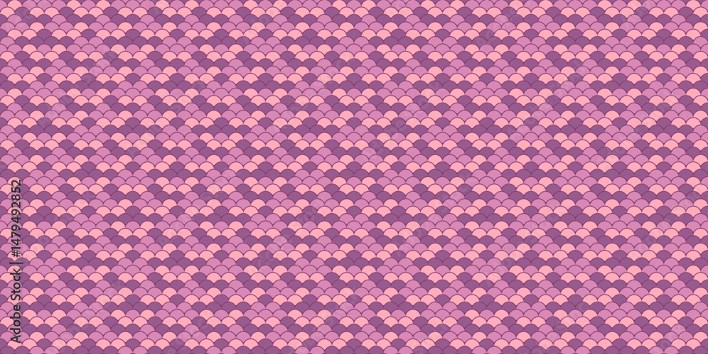 Poster abstract seamless pattern of overlapping hexagons in soft pink and purple hues. ideal for textile de