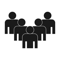 Group of People Silhouette icon