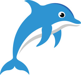 dolphin isolated on transparent background