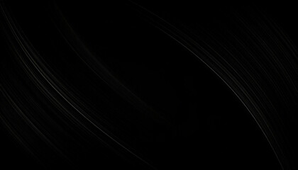 Abstract Dark backdrop with curved, subtle white lines. Smooth gradation across the background surface