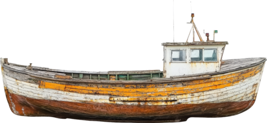 Old Wooden Fishing Boat