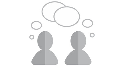 Thought Bubbles - Two People