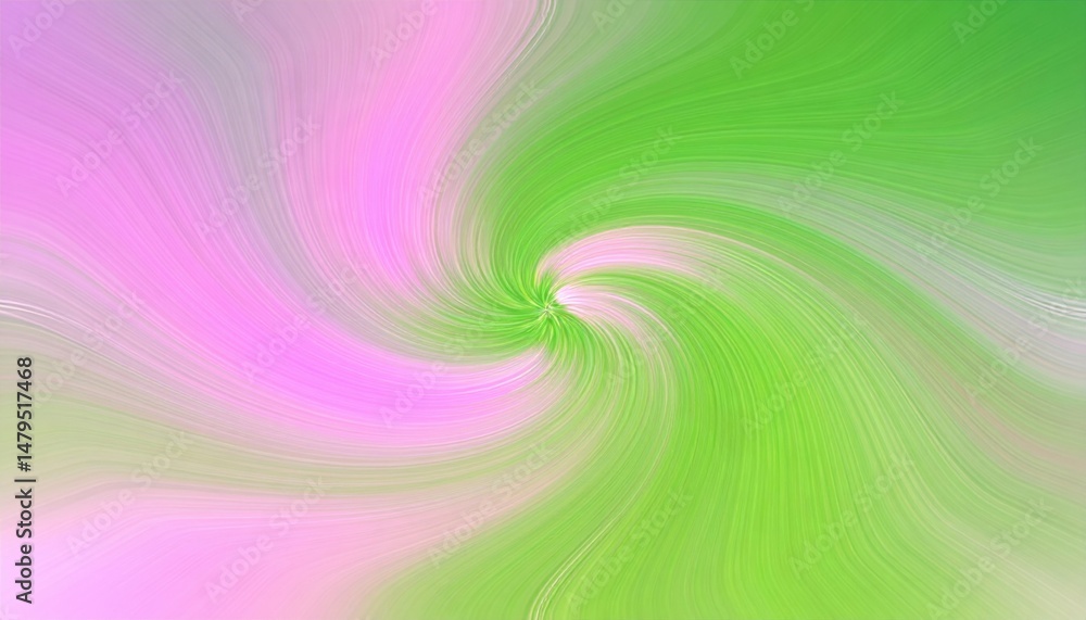 Poster dynamic swirl of pink and green colors abstract art digital creation vibrant environment artistic pe