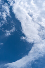 Obraz premium blue sky with clouds