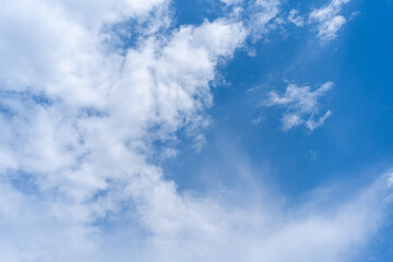blue sky with clouds