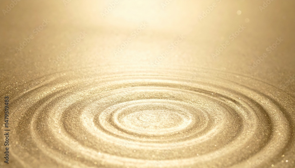 Poster rippling water patterns creating golden reflections natural setting abstract photography tranquil en