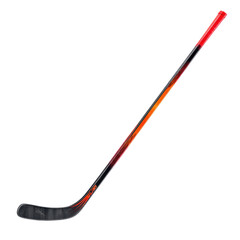 Sleek Hockey Stick with Vibrant Design on a white background.