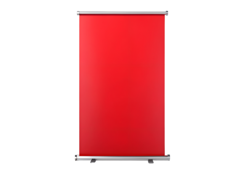 roll up red banner clipart png image on transparent background