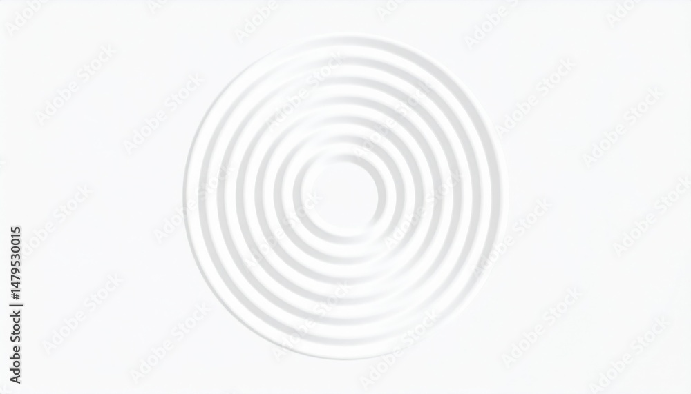Poster circular wave patterns studio setting abstract art minimalist design close-up view visual texture ex