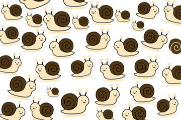 Snail background motif 