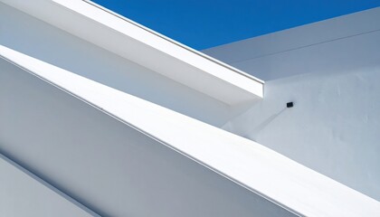 Obraz premium Modern architectural design elements urban area photography bright environment abstract viewpoint contemporary concept