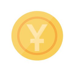 Japanese Yen Coin Icon