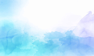 Blue and Purple Watercolor Texture Background
