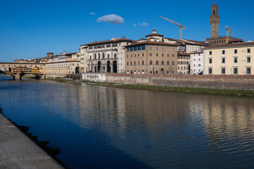 Naklejka premium The Old Town of city of Florence, Tuscany Region, Italy