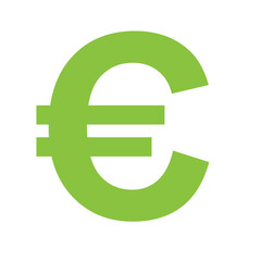 Euro Symbol – Green Icon