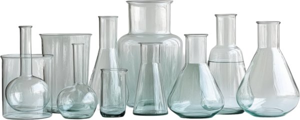 Assortment of Scientific Glassware