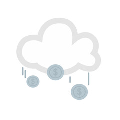 Cloud Investment Icon