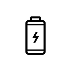 Battery with Charge Indicator Icon