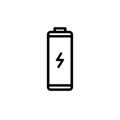 Battery with Charge Indicator Icon