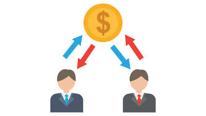 Teamwork boosts profits success guaranteed financial growth upward trend