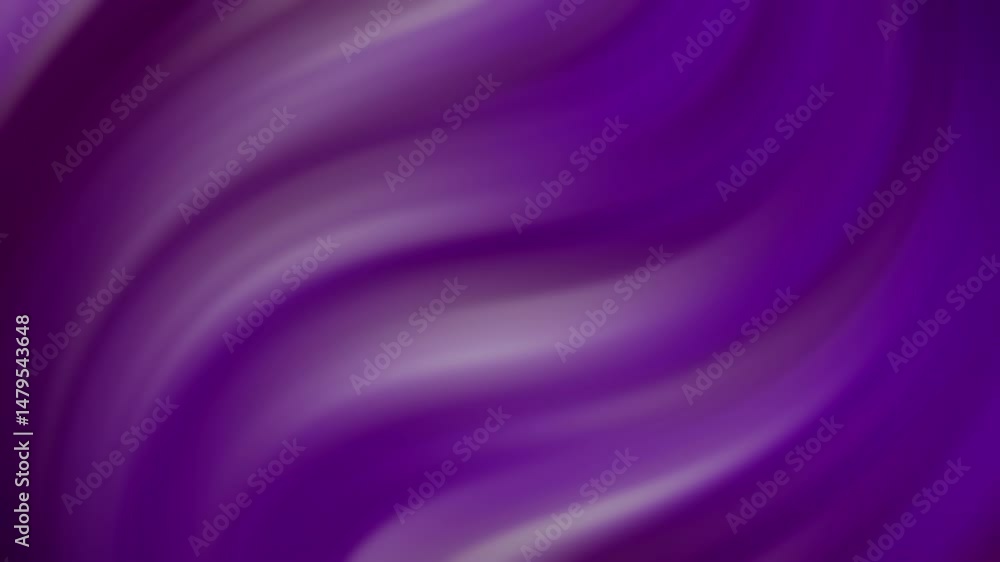 Poster a smooth, abstract background with flowing purple and violet gradients, producing a soft and dreamy 