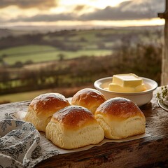kentish huffkins english bread roll 