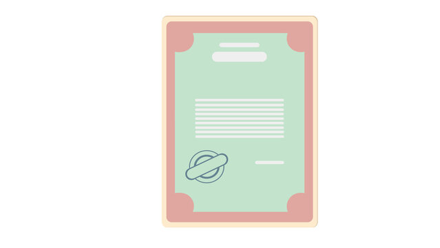 Elegant pastel certificate design perfect for achievements success and awards celebrations