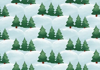 Obraz premium Winter's Gentle Embrace