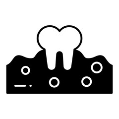 Gums dualtone icon