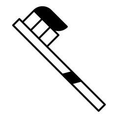 Toothbrush dualtone icon