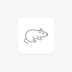 Rat, vector, pixel perfect, illustrator file