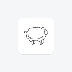 Sheep, vector, pixel perfect, illustrator file
