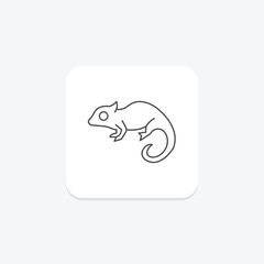 Chameleon, vector, pixel perfect, illustrator file