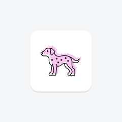 Dalmatian, vector, pixel perfect, illustrator file