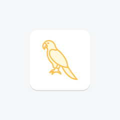 Parrot, vector, pixel perfect, illustrator file