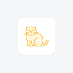Scottish Fold, vector, pixel perfect, illustrator file