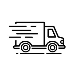 Fast Delivery Truck Icon