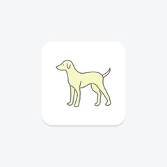 Dog, vector, pixel perfect, illustrator file