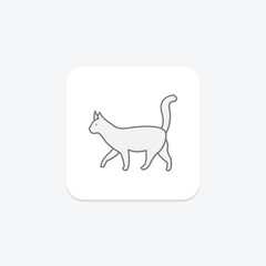 Cat, vector, pixel perfect, illustrator file