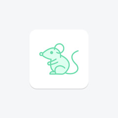 Fancy Mouse, vector, pixel perfect, illustrator file