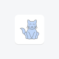 Persian Cat, vector, pixel perfect, illustrator file