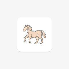 Miniature Horse, vector, pixel perfect, illustrator file