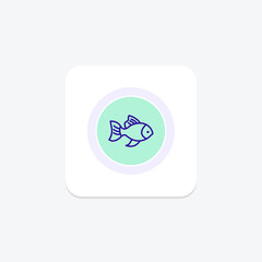 Goldfish, vector, pixel perfect, illustrator file