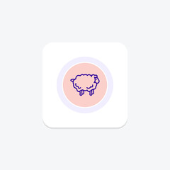 Sheep, vector, pixel perfect, illustrator file