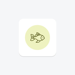 Goldfish, vector, pixel perfect, illustrator file