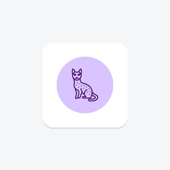 Savannah Cat, vector, pixel perfect, illustrator file