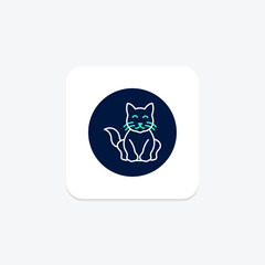 Persian Cat, vector, pixel perfect, illustrator file